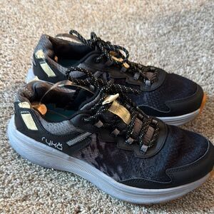 Ryka Black and Gold Athletic Shoes